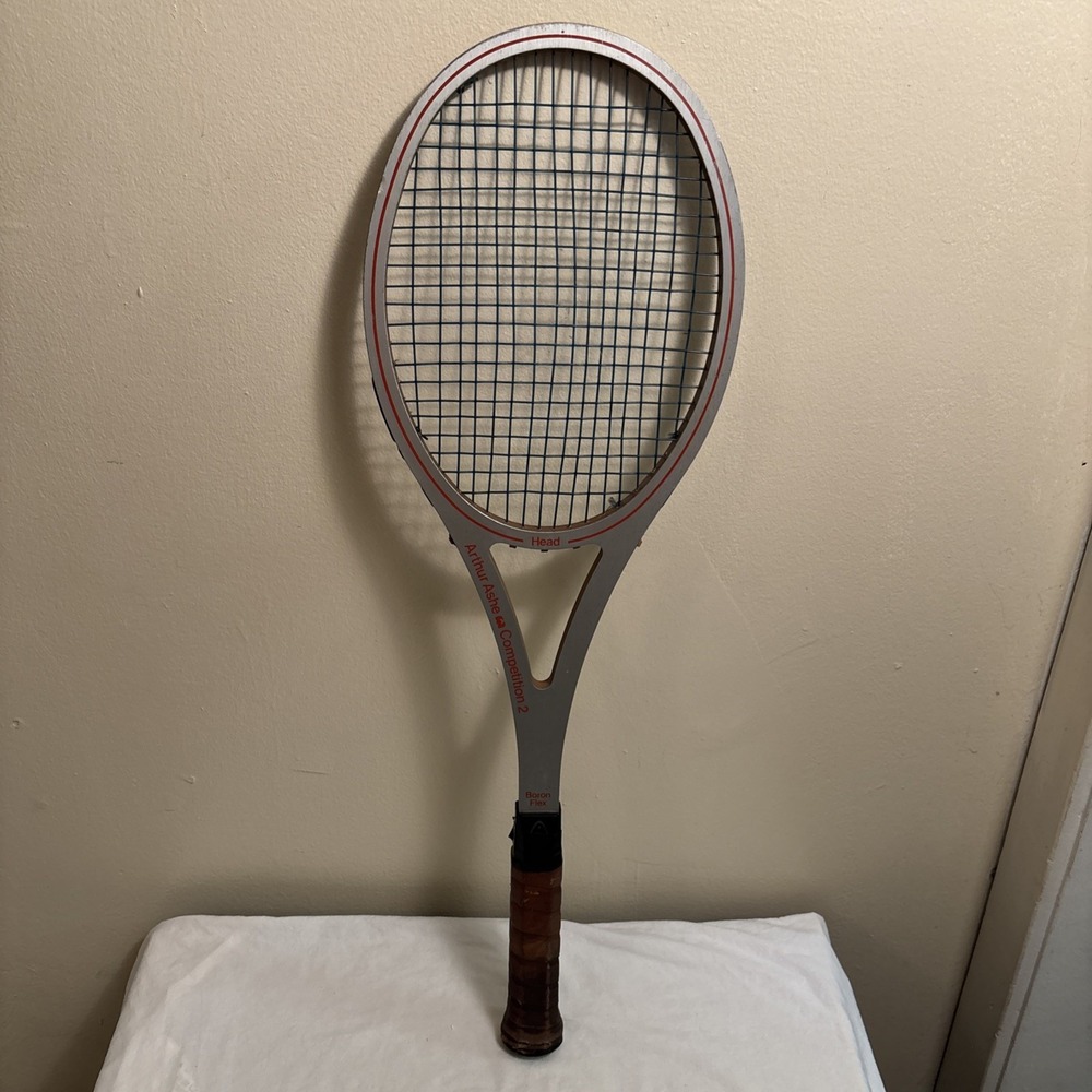 Vintage AMF Head Arthur Ashe Competition 2 Tennis Racquet Boron Flex Made USA